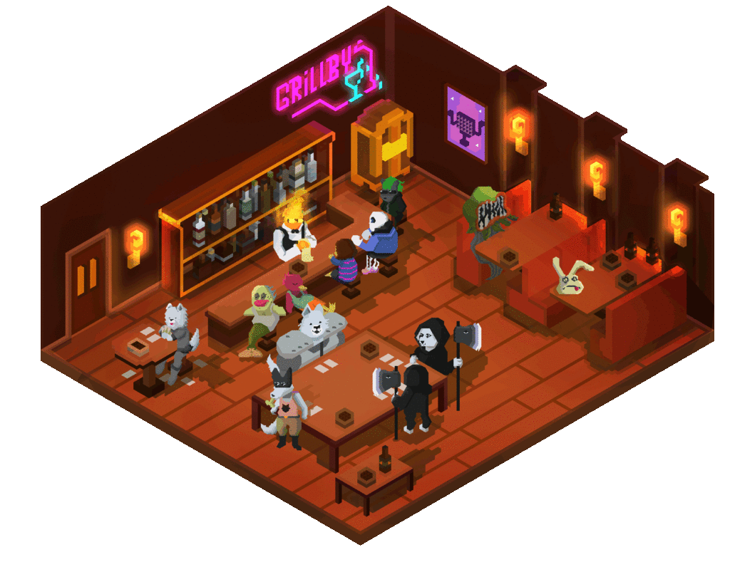 Hexels Cubed Entry: Grillbys